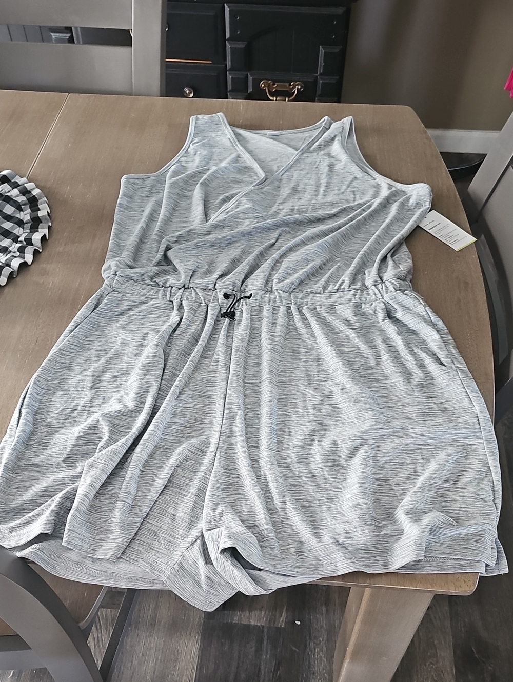 Old Navy Heather Gray Sleeveless Romper